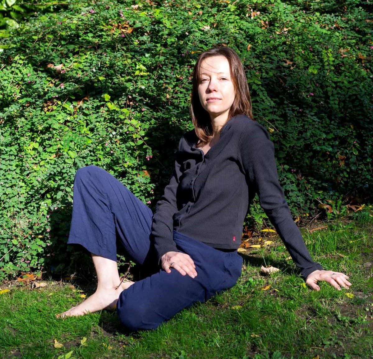 Anastasia Sharipova, Biodynamic Craniosacral Therapist, outdoors in nature