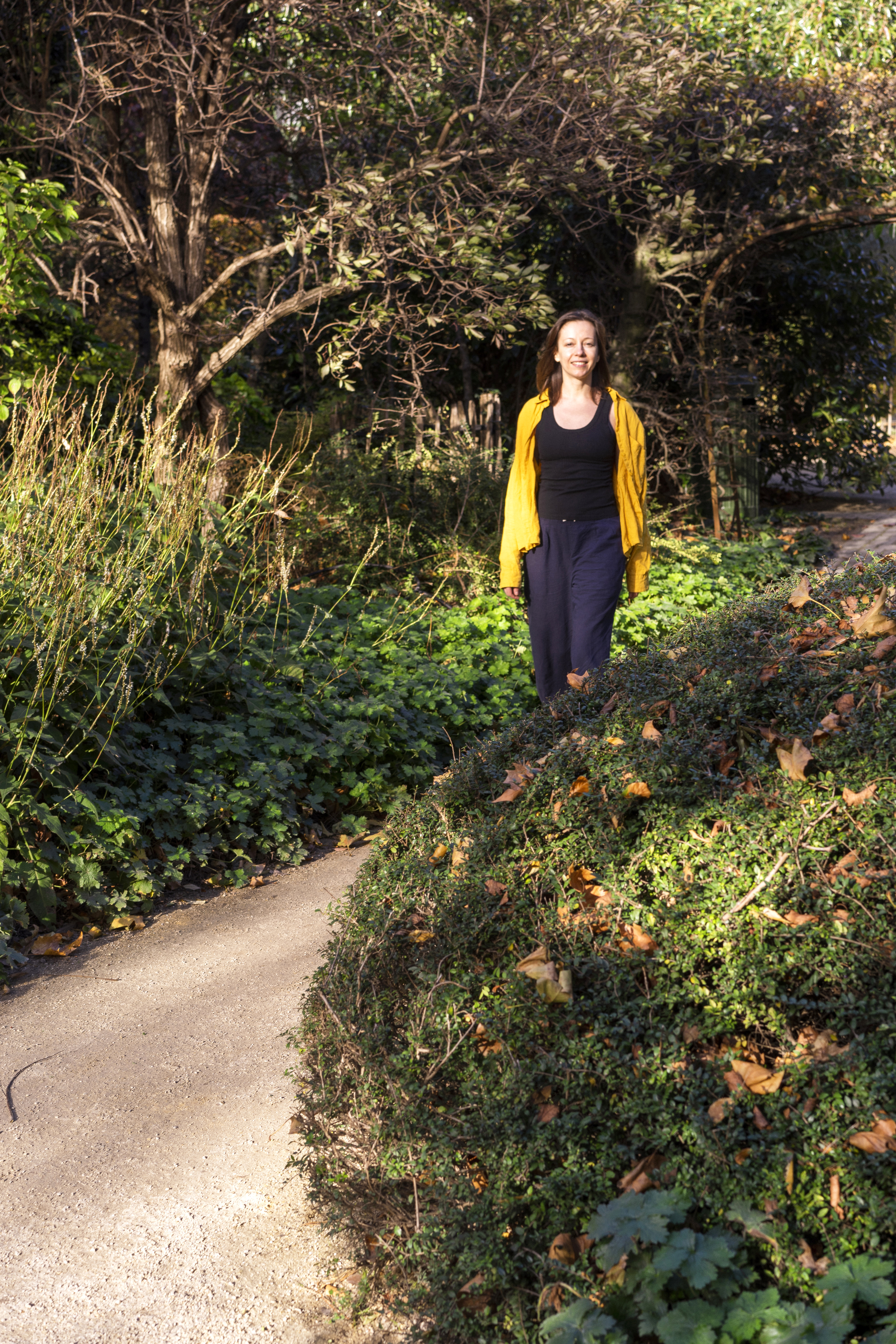 Anastasia Sharipova in the park
